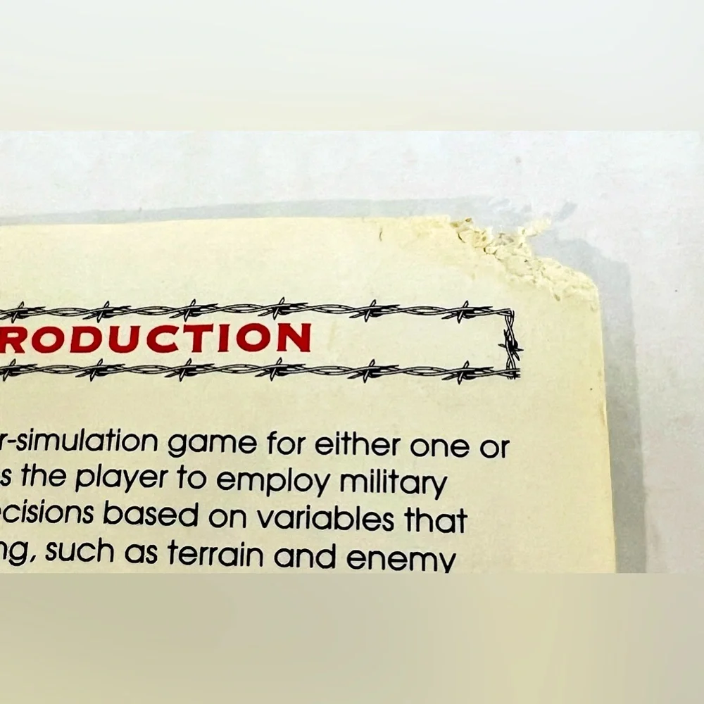 SUPER CONFLICT Instruction Booklet for 1991 Nintendo SNES.